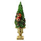 Candle of 10 cm of diameter, fruit tree on a golden pedestal s1