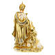Candela Natività dorata strass 25x15x10 cm s5