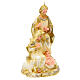 Candle Holy Family golden glitter 25x15x10 cm s4