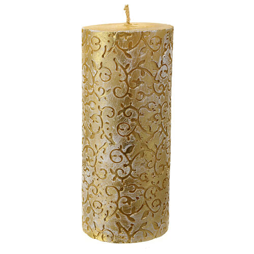 Candelotto dorato Natività decorazioni diametro 10 cm 5