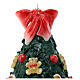 Christmas tree candle with teddy bears and rocking horses, 15 cm of diameter s2