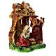 Candle with stable and Nativity Scene, 25x20x20 cm, characters of 15 cm s3