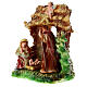 Candela capanna Natività 25x20x20 cm presepe 15 cm s2