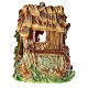 Candela capanna Natività 25x20x20 cm presepe 15 cm s4