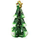 Vela árvore de Natal design com estrela e anjos diâmetro 20 cm s2