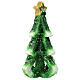 Vela árvore de Natal design com estrela e anjos diâmetro 20 cm s3