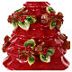 Christmas tree candle with trunks holly d. 15 cm s2