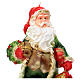 Candela Babbo Natale pacchetti mantello verde 30x20x10 cm s2