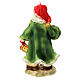 Santa Claus candle green coat gifts 30x20x10 cm s5
