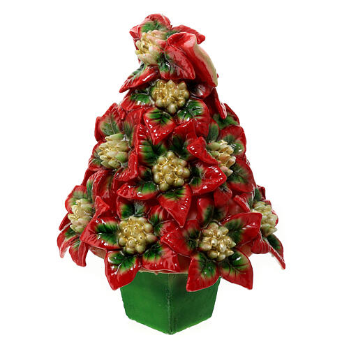 Christmas tree candle of poinsettia, 25 cm of diameter 3