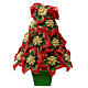 Christmas tree candle of poinsettia, 25 cm of diameter s1