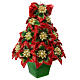 Christmas tree candle of poinsettia, 25 cm of diameter s5
