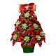 Christmas tree candle of poinsettia, 25 cm of diameter s6