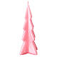 Christmas candle, pale pink Oslo Christmas tree, 6 in s2