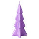 Candela albero Natale Oslo 16 cm lilla s1