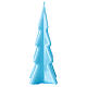 Candela Natale albero celeste Oslo 16 cm s2