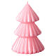 Vela Tóquio árvore de Natal rosa pálido 18 cm s1