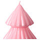 Tokyo pale pink Christmas candle 18 cm s2