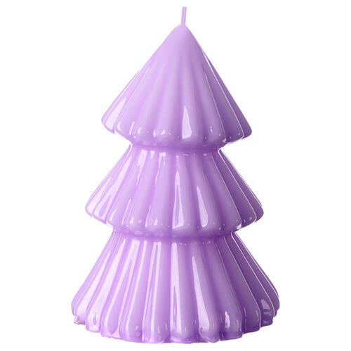 Candela natalizia albero Tokyo lilla 18 cm 1