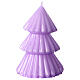 Lilac Tokyo tree Christmas candle 18 cm s1