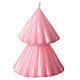 Pale pink Tokyo Christmas candle, h 5 in s1