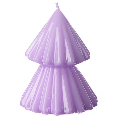 Candela albero Natale lilla Tokyo 12 cm 1