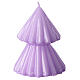Candela albero Natale lilla Tokyo 12 cm s1