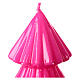 Christmas tree candle in Tokyo fuchsia h 12 cm s2