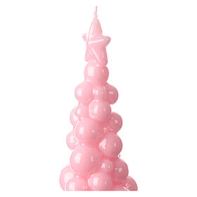 Moscow Christmas candle, pink wax, 9 in