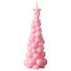 Moscow Christmas candle, pink wax, 9 in s1