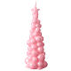 Moscow Christmas candle, pink wax, 9 in s3