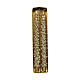 Set of 2 golden glittery candles of 0.8 in s4