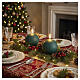 Set of 2 ball-shaped opaque green candles, 4 in s2