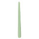 Candele set 4 pz. conica verde 250x23 mm s3