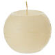 Candele set 4 pz. sfera bianche 100 mm s3