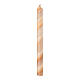 Conjunto de 4 velas brancas manchadas 250x22 mm s3