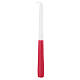 Set de 4 bougies bicolores blanc et rouge 250x23 mm s3
