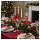 Conjunto 4 velas bicolor branco e vermelho 250x23 mm s2