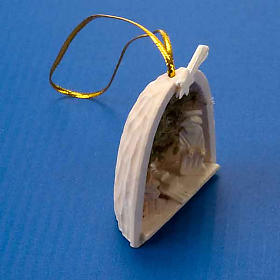 Christbaumschmuck aus Holz und PVC: Dekoration-Sterne Heilige Familie Komet Moos Christbaumschmuck aus Holz und PVC: Dekoration-Sterne Heilige Familie Komet Moos