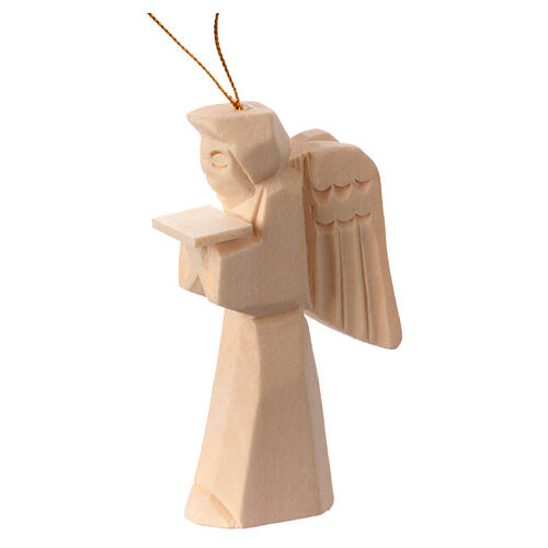 Adorno ángel en madera para colgar 1
