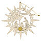 Enfeite estrela esculpida presépio Sagrada Família s2