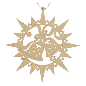 Carved star with bells