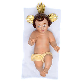 Christkindstatuen: Jesus Kind Gipas 50 Zentimeter