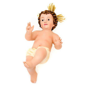 Christkindstatuen: Jesus Kind Gipas 50 Zentimeter