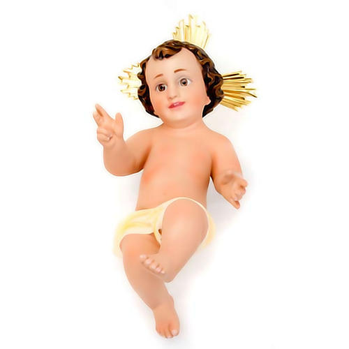 Holyart Statuetta Gesù Bambino In Gesso 6 Cm - Rosa, Bianca O Azzurra