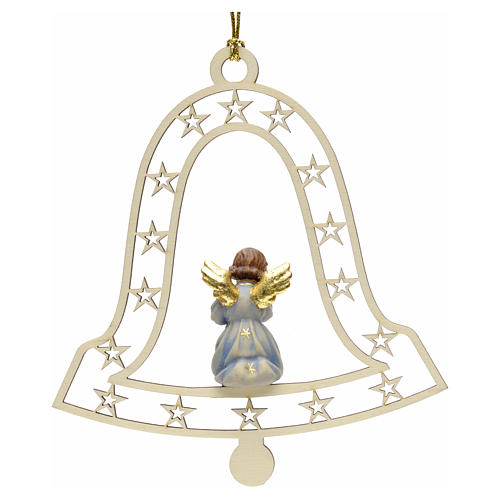 Christmas decor angel and trumpet on bell 2