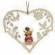 Christmas decor angel with music score on heart s2