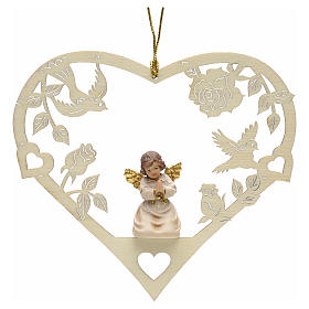 Christmas decor praying angel on heart