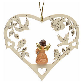 Christmas decor angel with book on heart