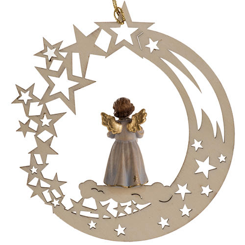Christmas decor angel with candle star 3